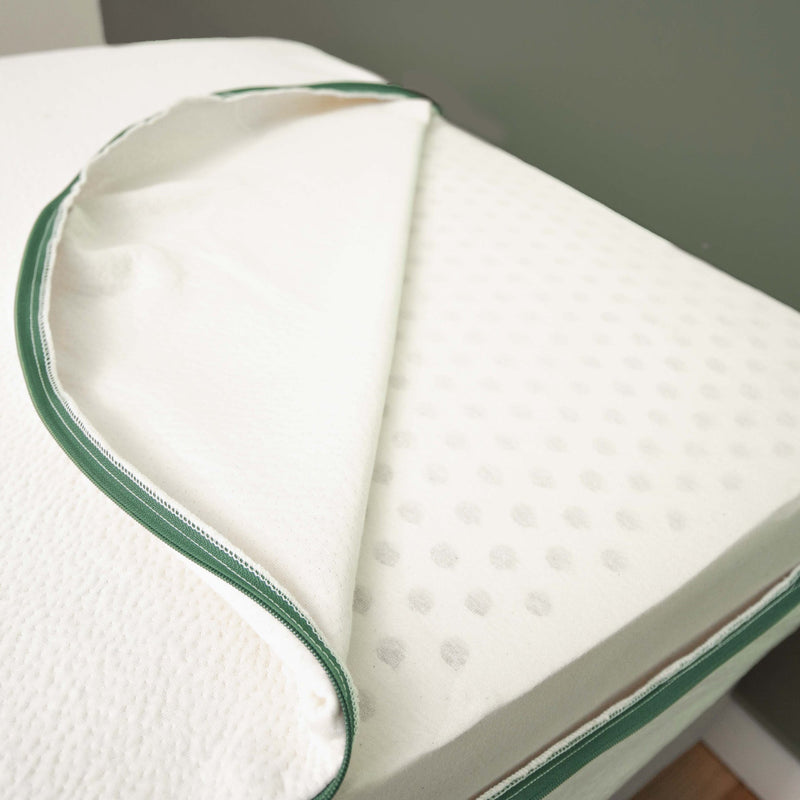 Nachhaltige Hotelmatratze mit waschbarem Bezug aus Bio Baumwolle