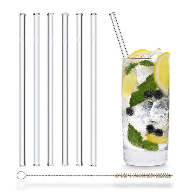 Trinkhalme aus Glas für Cocktails und Longdrinks | Länge 20cm