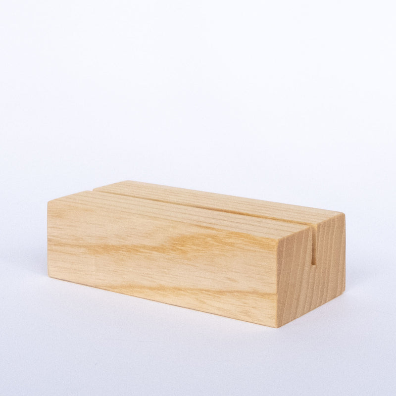 Kartenaufsteller aus Eschenholz klein
