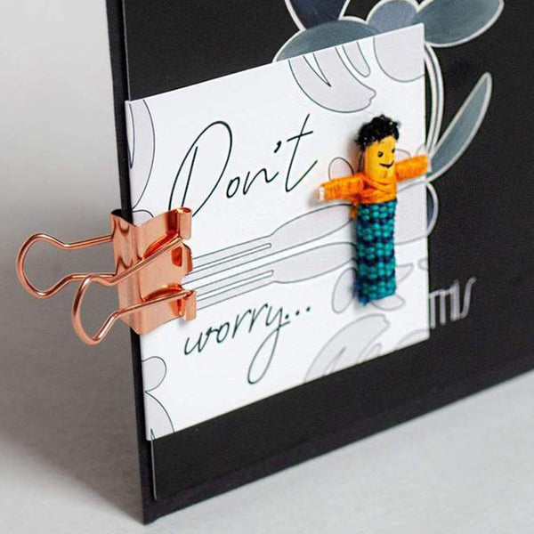 Sorgenpüppchen als Gastgeschenk für das Hotelzimmer
