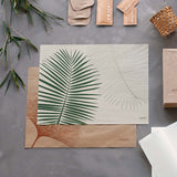 Nachhaltiges Einweg Tischset aus Graspapier | Tischset aus Graspapier, Design Blatt