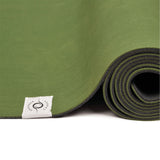 Grüne Yogamatte aus Naturkautschuk | Wald Grün