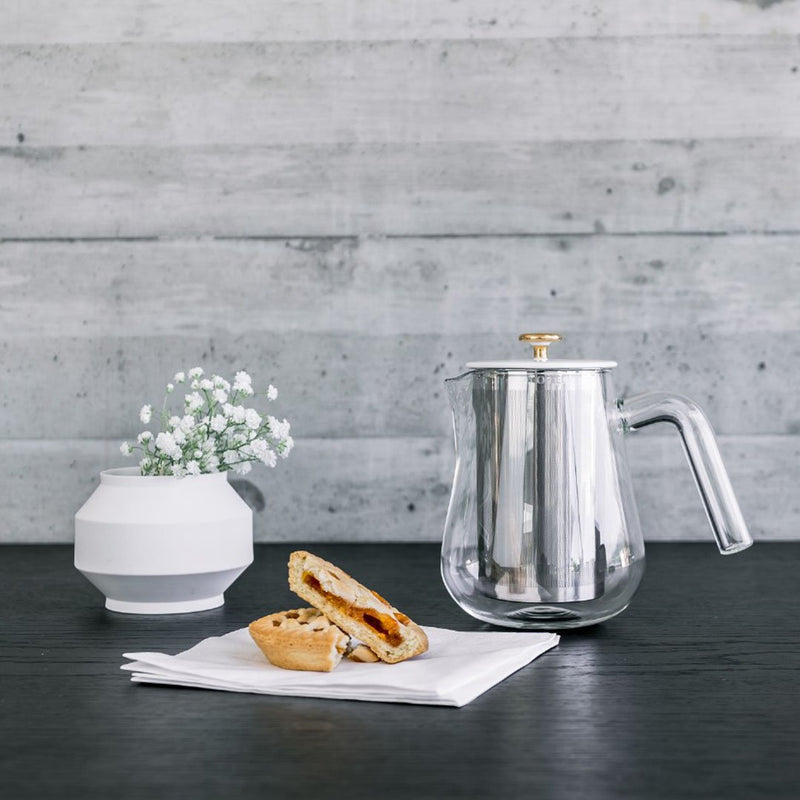 Kaffeebereiter aus Glas